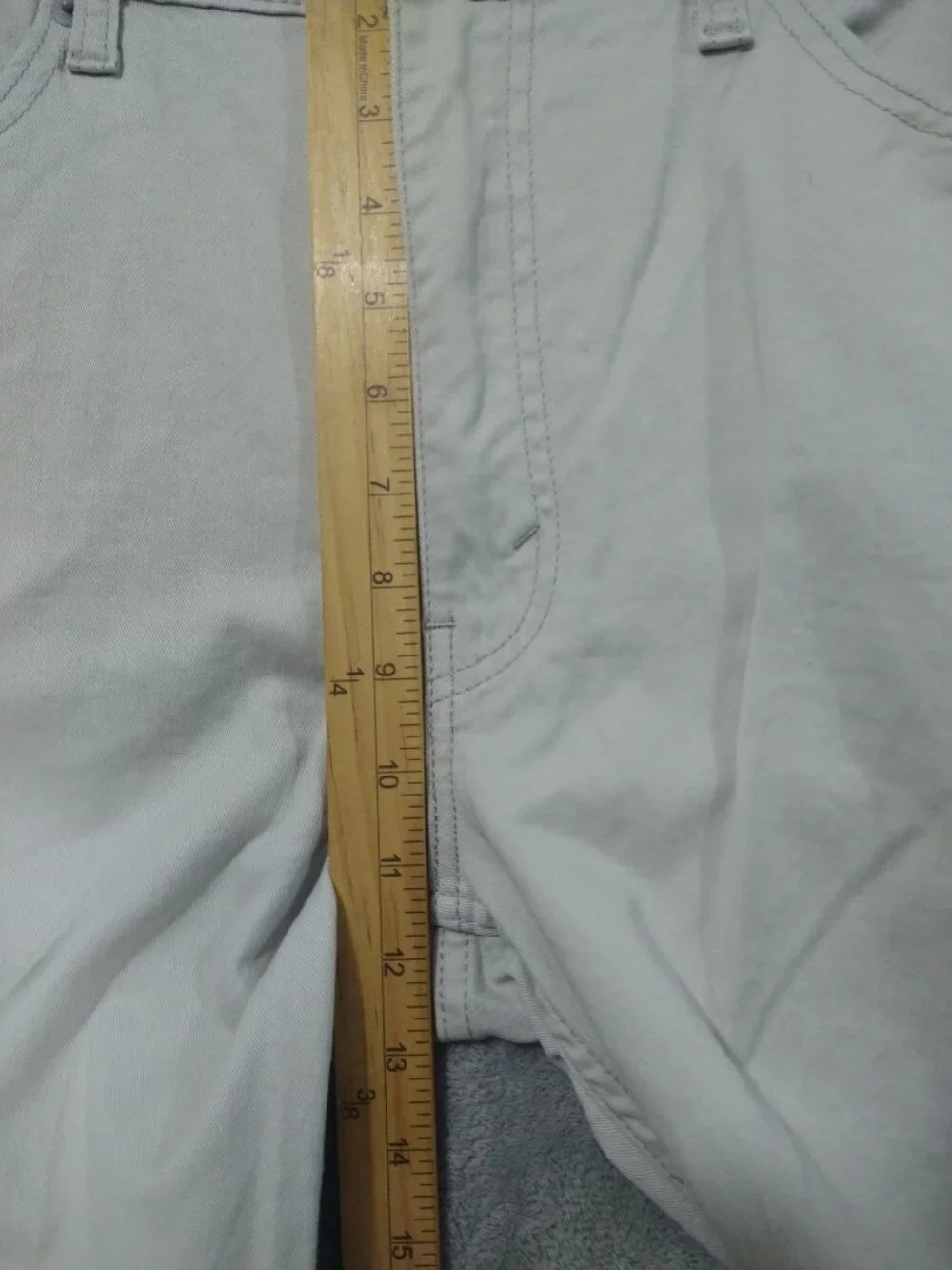 Levis 514 Jeans Mens 38x30 White Denim Slim Straight Cotton Dark Wash White Tab